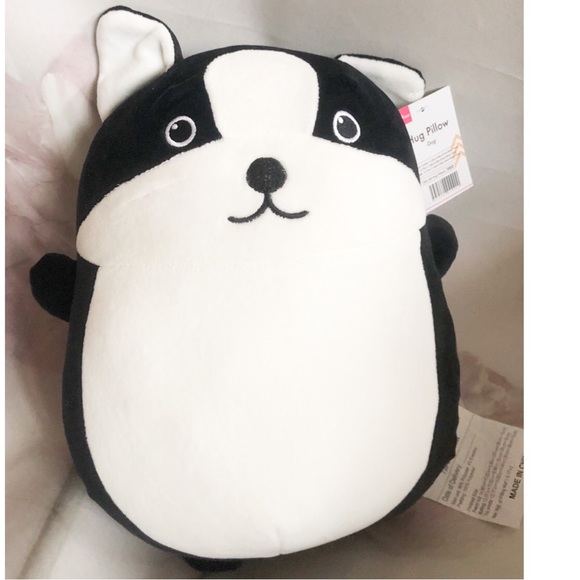 Plush doll hug pillow French bulldog black and white cute squish doll cu… - Picture 4 of 4